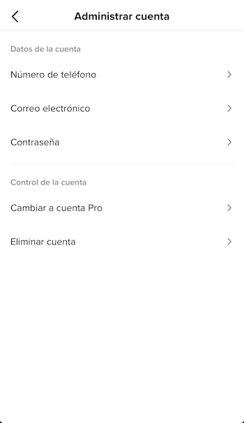 cuenta pro de tik tok