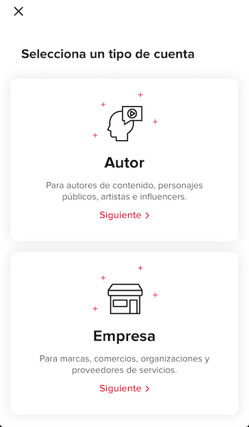 como crear tu cuenta pro en tik tok